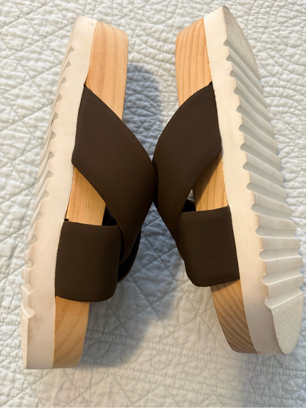 Zara Premium Wooden sandals. Size 8. - Picture 6 of 12